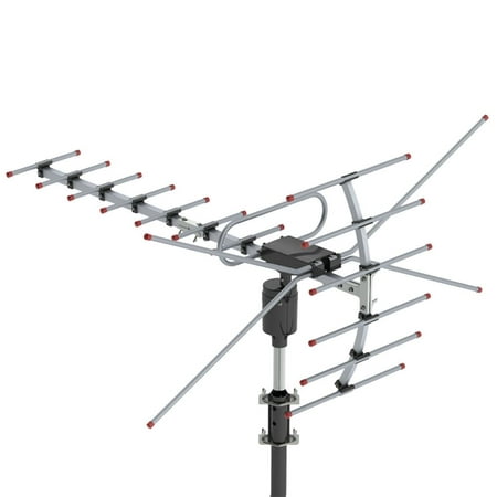 TV Antenna 110 Miles Amplified Digital HDTV Antenna with 360°Rotation,Wireless Remote Control,26 Feet