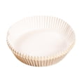 thumbnail image 1 of Air Fryer Paper Liners Disposable: 100PCS White Round Oven Insert Parchment Paper Grease and Water Proof Non Stick Liners for Baking Cooking, 1 of 5