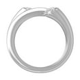 thumbnail image 2 of ARAIYA FINE JEWELRY 10K White Gold Round Diamond Fashion Band Ring (1/10 cttw, I2-I3 Clarity, I-J Color) Size 8, 2 of 6