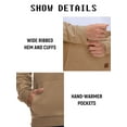 thumbnail image 3 of Men's Pullover Sweatshirt Casual Long Sleeve Drawstring Hoody Top with Kanga Pocket, 3 of 6