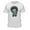 White, variant on Teelocity Bob Ross Headphones & Shades Black Short Sleeve Graphic Tee