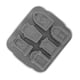 thumbnail image 4 of Ice Tray, No Odor Heat Resistance Easy To Clean Safe Cake Mold For Cakes ANGGREK Otros, 4 of 8