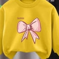 thumbnail image 4 of TOWED22 Toddler Baby Girl Boy Fall Winter Outfits Print Crewneck Sweatshirt Casual Pants 2pcs Clothes Set Casual Clothing(Yellow,8-9 Y), 4 of 5