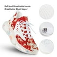 thumbnail image 3 of Blood Splatter Graphic Walking Shoes for Men Woman Lightweight Tennis Fashion Elastic Sports Shoes Cushion Basketball Shoes, 3 of 7