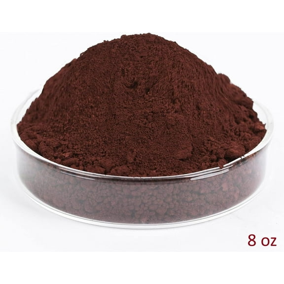 Brown 8 oz Art Color Iron Oxide Pigment Paint Dye Concrete Cement Tile Mortar Grout Brick Plaster Candle DIY