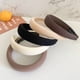 thumbnail image 5 of Diadema de esponja de color té con leche, diadema de ala ancha, sencilla, para lavarse la cara, estilo horquilla, accesorios para el cabello con parte superior craneal alta, diadema de presión de, 5 of 5