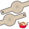 thumbnail image 1 of Silicone Bread Sling, Baking Mat for Dutch Oven, 2PCS Non-Stick Sourdough Tools & Bread Making Accessories,2pcs Round, 1 of 2
