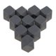 thumbnail image 2 of 10x Bloque Pequeño de Juguetes Gris Macarena bloques de madera para artesanías, 2 of 6