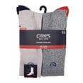 thumbnail image 2 of Chaps Half Cushion Crew 6-Pack Men's, Sock Size 10-13, 2 of 5