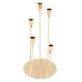 thumbnail image 2 of Candelabros Cónicos Dorados, Candelabros De Diferentes Alturas Para El Hogar ANGGREK Cocina, Decoración y Otros, 2 of 5