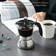 thumbnail image 7 of Moka Pot, 4 Cup Stovetop Espresso Maker - Coffee Percolator Machine Premium Moka Italian Espresso Coffee Maker, 7 of 7
