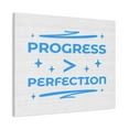 thumbnail image 4 of Progress > Perfection Inspirational Motivational Quote Canvas Wall Art for Home Decor Ready-to-Hang, 4 of 16