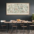 thumbnail image 2 of IDEA4WALL Extra Large Framed Canvas Print Wall Art Floral Pattern Botanical Vintage Art Nature Wilderness Wildflowers Wall Decor Oversized Artwork Relax/Calm for Room Decor - 60"x30", 2 of 5