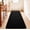 Black, variant on 2x10 Minimalist Washable Runner Rugs for Bedroom Hallway, Modern Soft Memory Foam Rug for Kids Nursery, Low Plie Indoor Runner Carpet for Dorm Kitchen Bedside Living Room Decor, Black