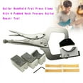 thumbnail image 1 of Guitar Handheld Fret Press Clamp With 4 Padded Neck Presses Guitar Repair Tool, 1 of 10