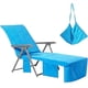 thumbnail image 1 of VOCOOL Funda para sillón de microfibra Toalla de playa Funda para sillón de piscina con bolsillos para vacaciones Tomar el sol Toallas de rizo de secado rápido Cuatro opciones de color (azul oscuro) Vhermosa Tapetes y Alfombras, 1 of 7