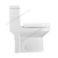 "GALBA Small Toilet 24.5""x13.5""x28.5"", Compact Bathroom Mini Commode