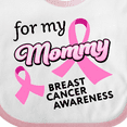 thumbnail image 4 of Inktastic For My Mommy - Breast Cancer Awareness Boys or Girls Baby Bib, 4 of 4
