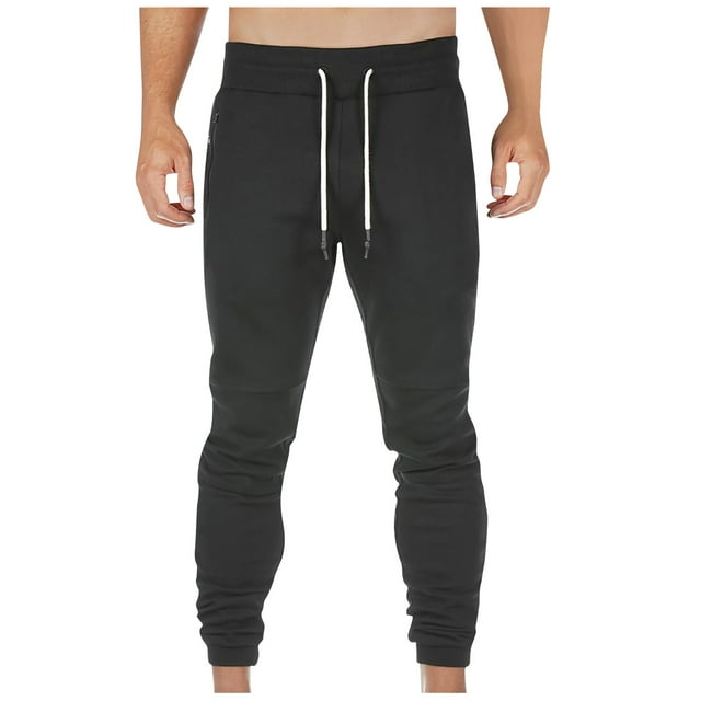 Pantalones largos para hombre con cordón, cintura elástica, múltiples bolsillos, pantalones casuales para hombre