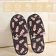 thumbnail image 2 of Balery Popcorn Pantuflas de Casa de Felpa Silenciosas con Diseño Estampado, Zapatillas Cómodas Antideslizantes de Algodón para Interior-Large, 2 of 8