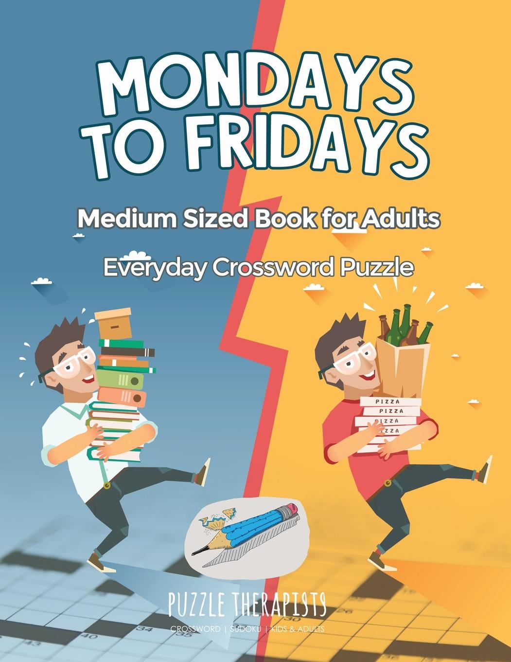 Mondays to Fridays - Everyday Crossword Puzzle - Medium Sized Book for ...