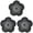 Black*3,5.43 Inch, variant on 1 Pc Silicone Flower Shape Drain Catcher,5.43 Inch Anti Clog Sink Filter,Reusable Drain Stopper,Floor Drain Protector,Debris Hair Trap,Waterproof Drain Cover for Bathroom Basin Bathtub Drainage