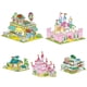 thumbnail image 1 of Gwong Juguete 4pcs / set Puzzle Toy Fine Workmanship Concentración Capacidad fácil de instalar niños Casa 3D Jigsaw Regalo de cumpleaños Gwong 30012071, 1 of 6