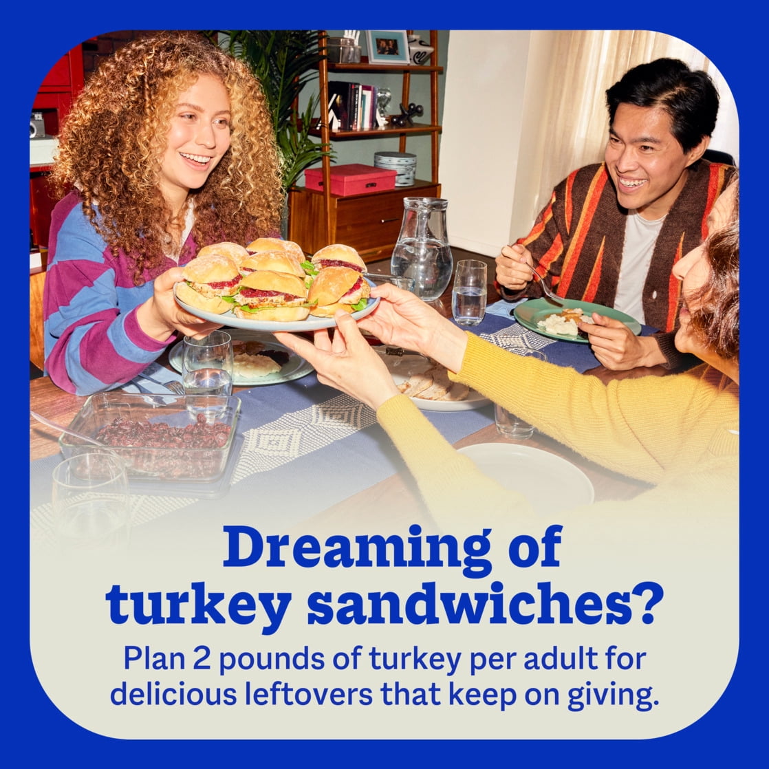 Butterball Frozen Whole Turkey, All Natural, 10-16 lbs., Serves 7-11