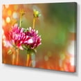 thumbnail image 2 of Pink Flowers on Blurred Background - Large Flower Canvas Wall Art, 2 of 3
