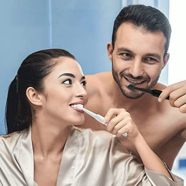 Electric Toothbrush with 8 Brush Heads, USB Rechargeable, 5 Modes & Smart Timer for Deep Cleaning, IPX7 Waterproof