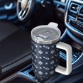 thumbnail image 6 of Christmas 40oz Tumbler– Stainless Steel Insulated Tumbler with Handle and Straw, Large Capacity Travel Cup for Hot & Cold Drinks, 6 of 7