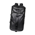 thumbnail image 3 of Mochila de viaje para hombre, bolsa de equipaje con compartimento para zapatos, equipaje de mano multiusos Negro, 3 of 9