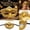 A002- Gold, variant on Purple Venetian Masquerade Masks for Women 7 X 4 Inch Lace Masquerade Mask Rhinestone Accent for Halloween Party Mardi Gras Events Prom Evening 1 Pack