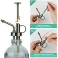 thumbnail image 3 of Glass Plant  200ML, Vintage Spray Bottle with Top Pump, Fine Mist Garden Flower Sprayer Small Decorative Spritzer Watering Can Gift for Indoor Outdoor Succulent House Plant, 3 of 8