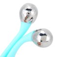 thumbnail image 3 of 3D V shape Double Ball Roller Face Massager Skin Lifting Beauty Massage Tool, 3 of 5