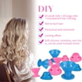 thumbnail image 3 of 40pcs Magic Hair Rollers, Silicone Curlers Set, 20pcs Large and 20pcs Small, DIY Curling Hairstyle Tools, 3 of 5