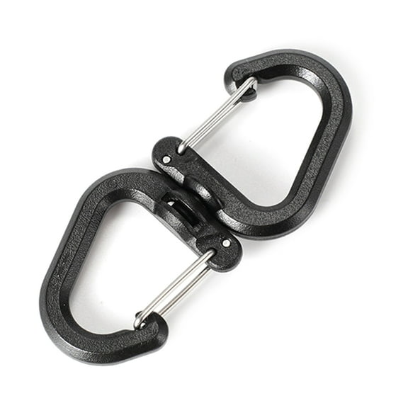 CIYISON 360 Rotating Hook Portable S Chain Hook Outdoor Swivels Clip Camping Double Hook