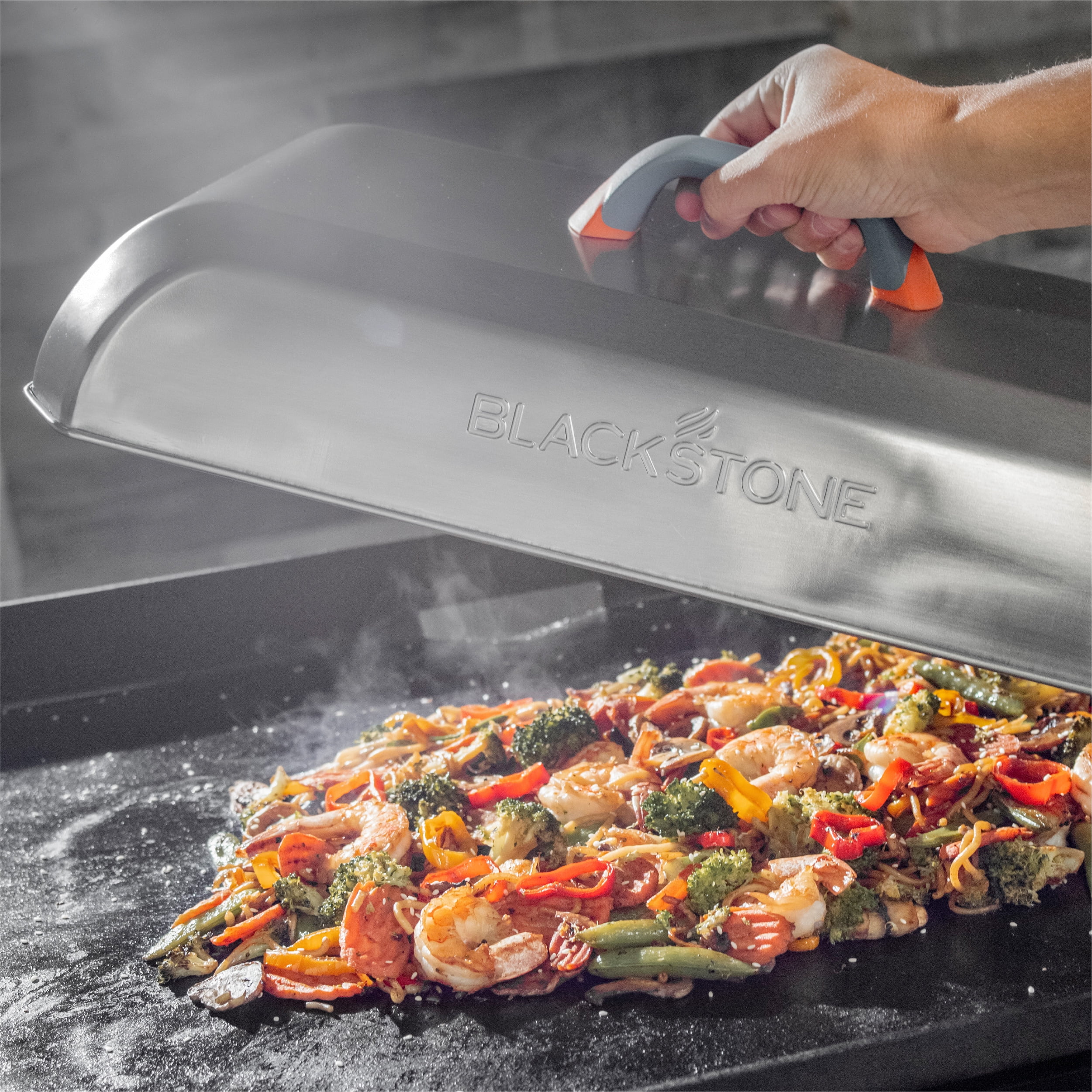 Blackstone XL Pro Series Stainless Steel Rectangle Basting Cover