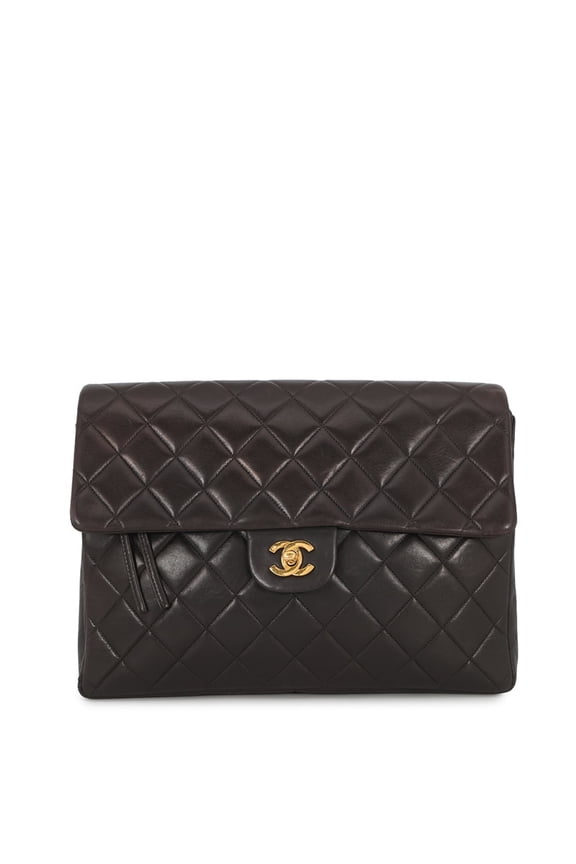 Pre-Owned Chanel backpack, Coco Mark, Matelass lambskin, CHANEL handbag, black, handbag for...