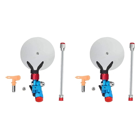 2X Airless Paint Edger Paint Shield Paint Sprayer Extension Airless Paint Sprayer Nozzle 517 Tip 10 Inch Pole