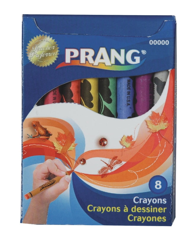 Large Crayons Made with Soy 8 Colors/Pack X00900