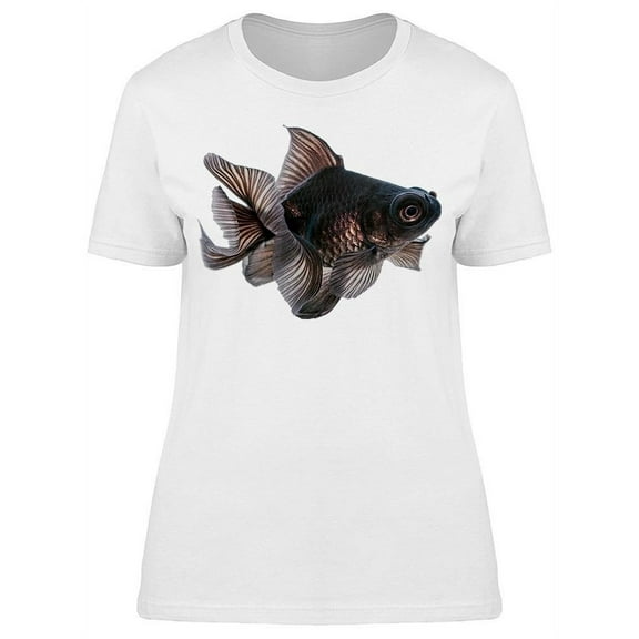 Beautiful Dark Goldfish T-Shirt Women -Image by Shutterstock, Female Small