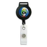 Scooby-Doo Heart Badge Holder Retractable Reel - 3 Foot Extendable ID Card Holder With Alligator Clip, Officially Licensed