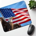 thumbnail image 6 of Eagle And American Flag USA United States Mouse Pad Low Profile Gaming Mat, 6 of 7
