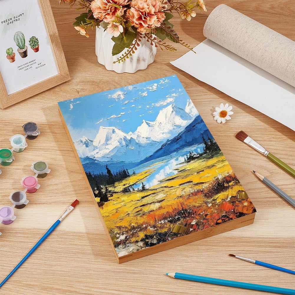 5.5 Yards x 11 Inch Canvas Roll Linen Four Primed Canvas Roll Artist Canvas for Gesso Art Painting Oil Painting Backdrop Decoration 0.3mm Thick diy