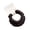 dark coffee, variant on Textured Elastic Scrunchies Headwear Styling Tool for Ponytails Braids Buns