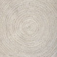 thumbnail image 5 of HOMEMONDE Off White Jute Rug Round 4 ft - Handwoven Natural Fiber Yarn - Reversible Rug - Eco-friendly High Traffic Area Rugs for Indoor, Bedroom & Kitchen, 5 of 6