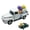 E, variant on Easter Farm Pickup Truck Tiered Tray Decor - Mini Vintage Metal Diecast with Eggs for Home Kitchen Table