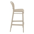 thumbnail image 4 of Compamia Marcel Contemporary Resin Indoor/Outdoor Bar Stool Taupe, 4 of 5