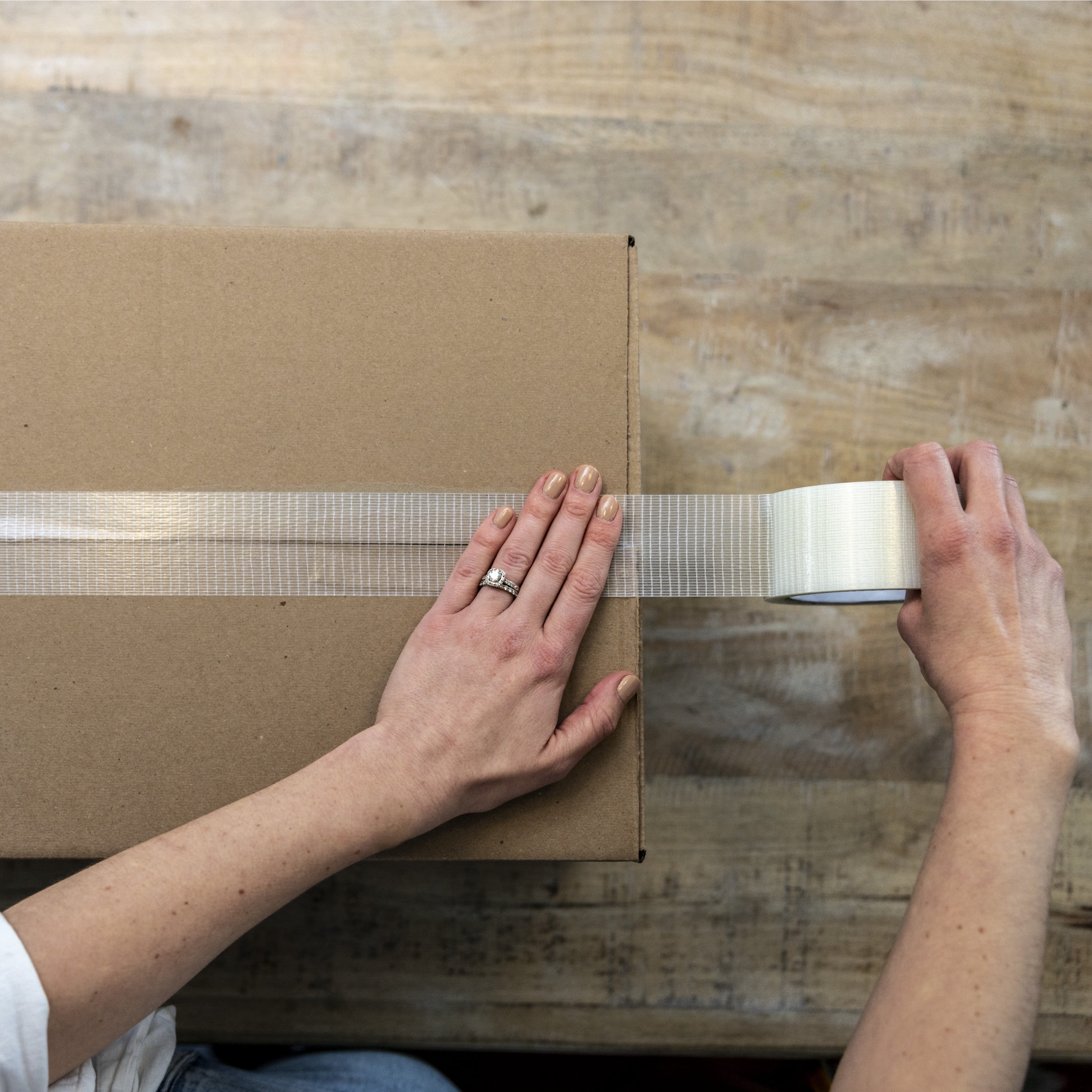 (2 pack) Duck Tape® for Boxes and Repairs - Clear, 1.88 in. x 25 yd.